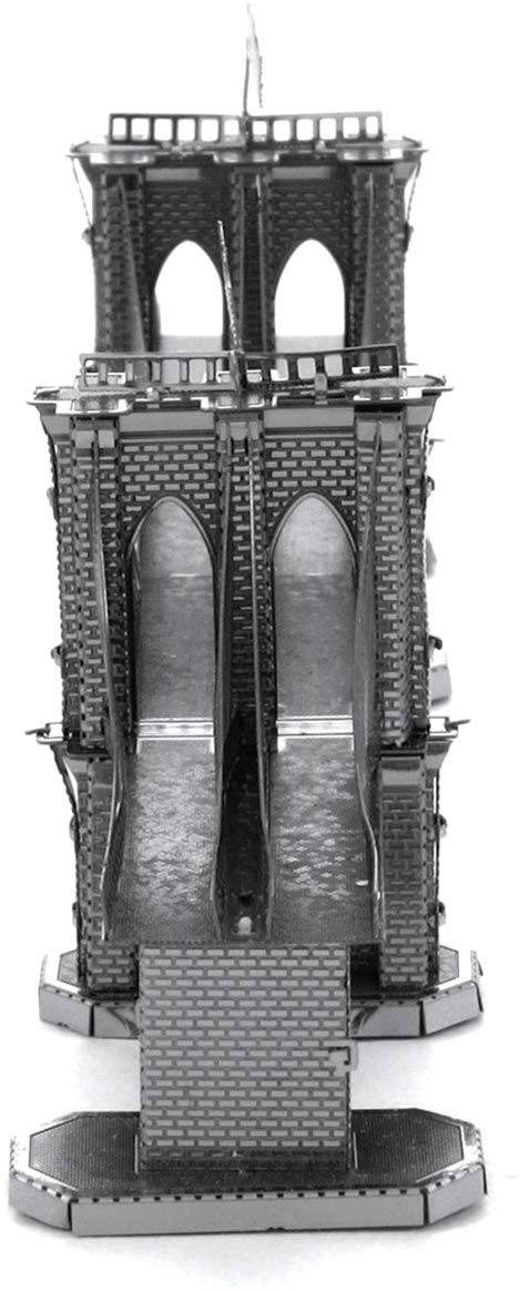 Metal Earth Fascinations MMS048-502572, Brooklyn Bridge, Construction Toy, 2 Metal Boards, from 14 Years, Multicolored, Medium - Image 3