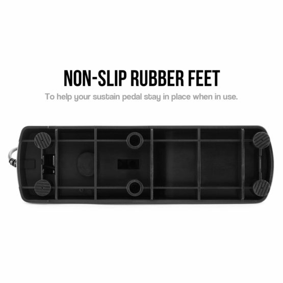 Tiger Universal Sustain Pedal – Piano Style Action for Keyboards, Digital Pianos and Synths - Image 4