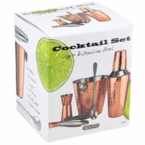 Apollo 3310 Copper Cocktail Set 5pc, 17x14.5x14.5