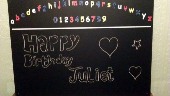 Chalkboards UK WC099 Large Alphabet Printed Unframed Blackboard/Chalkboard, Wood Black, A1, 840 x 600 mm - Image 4