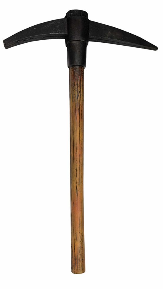 Boland 72068 – Pick Axe Made of Foam Rubber Length 51 cm, Decoration, Costume Accessories, Carnival, Fancy Dress Authority, Theme Party, Theme Party