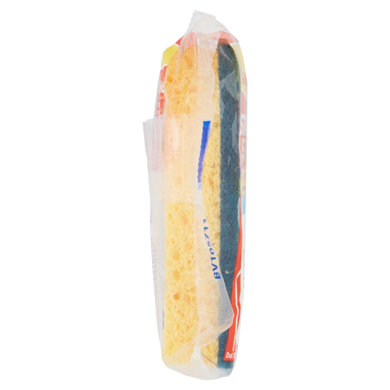 SPONTEX Double-USE Foam 2 CUES ,2count (Pack of 1), Yellow/Green - Image 2
