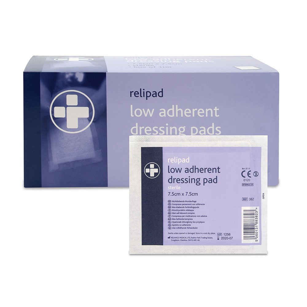 Reliance Medical Relipad First Aid Sterile Dressing, Low-Adherent