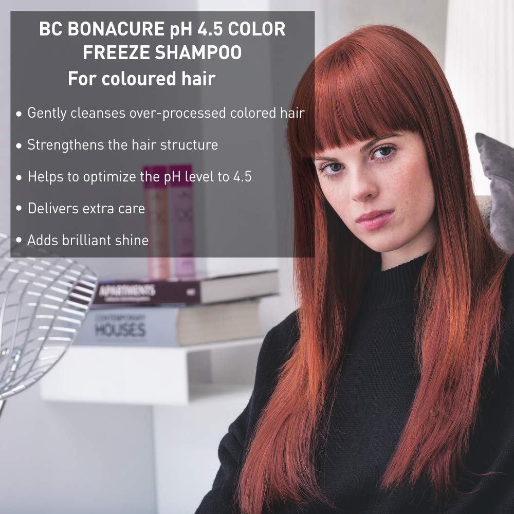 Schwarzkopf Professional Bonacure Color Freeze Ph 4.5 Micellar Sulfate Free Shampoo, Fresh, 1000 ml, no Colour, 1 l (Pack of 1) - Image 4