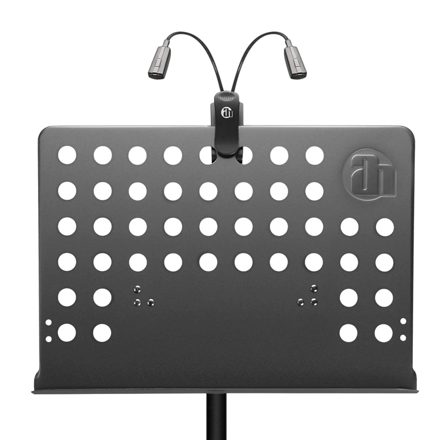 Adam Hall Stands SMS 17 SET 1 - Music Stand with LED Light, Black, 110 x 60 x 50 mm - Image 3