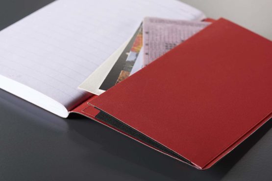 Black n' Red A5 Soft Cover Journal - Ruled with Numbered Pages - Image 4