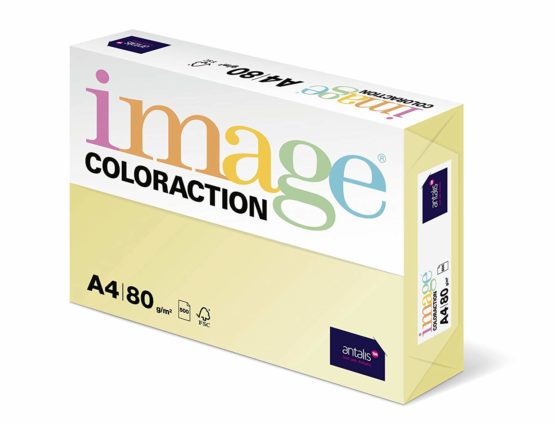 Image Coloraction Pale Ivory (Atoll) A4 210x297mm 80gm2 fsc4 500sh/RM 5rm/BX