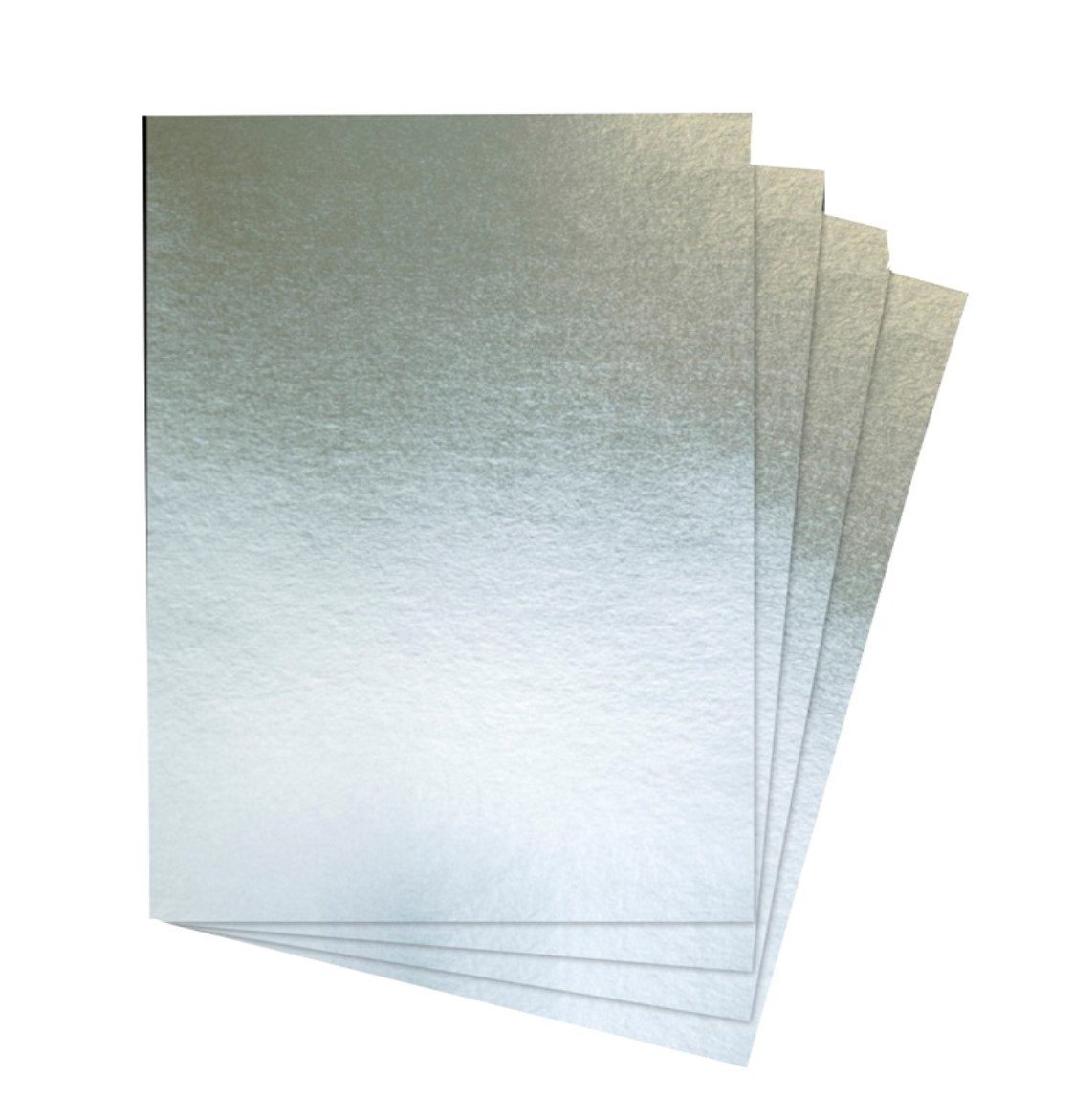 House of Card & Paper A4 240 GSM Foil Card - Silver (Pack of 30 Sheets), HCP255