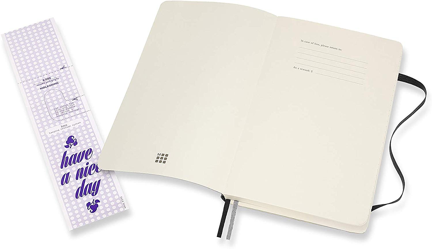 Moleskine, Classic Expanded Ruled Paper Notebook, Soft Cover and Elastic Closure Journal, Color Black, Size Large 13 x 21 A5 - Image 3
