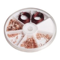 Rayher Starterset w. jewellery accessories, tab-bag, pink gold, miscellaneous, 1.4 x 1 x 0.12 cm