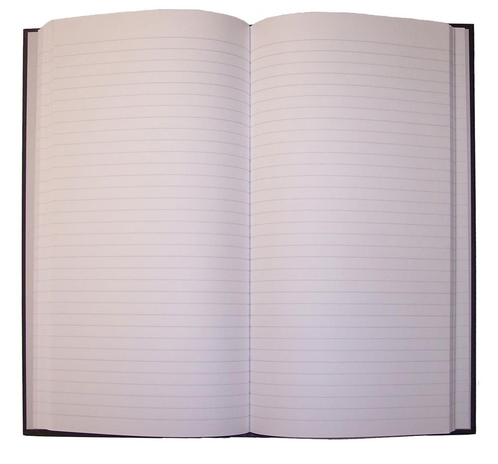 Ideal - A4 Slim Cashbook Feint - 192 Pages - Black - 6228 - Image 2