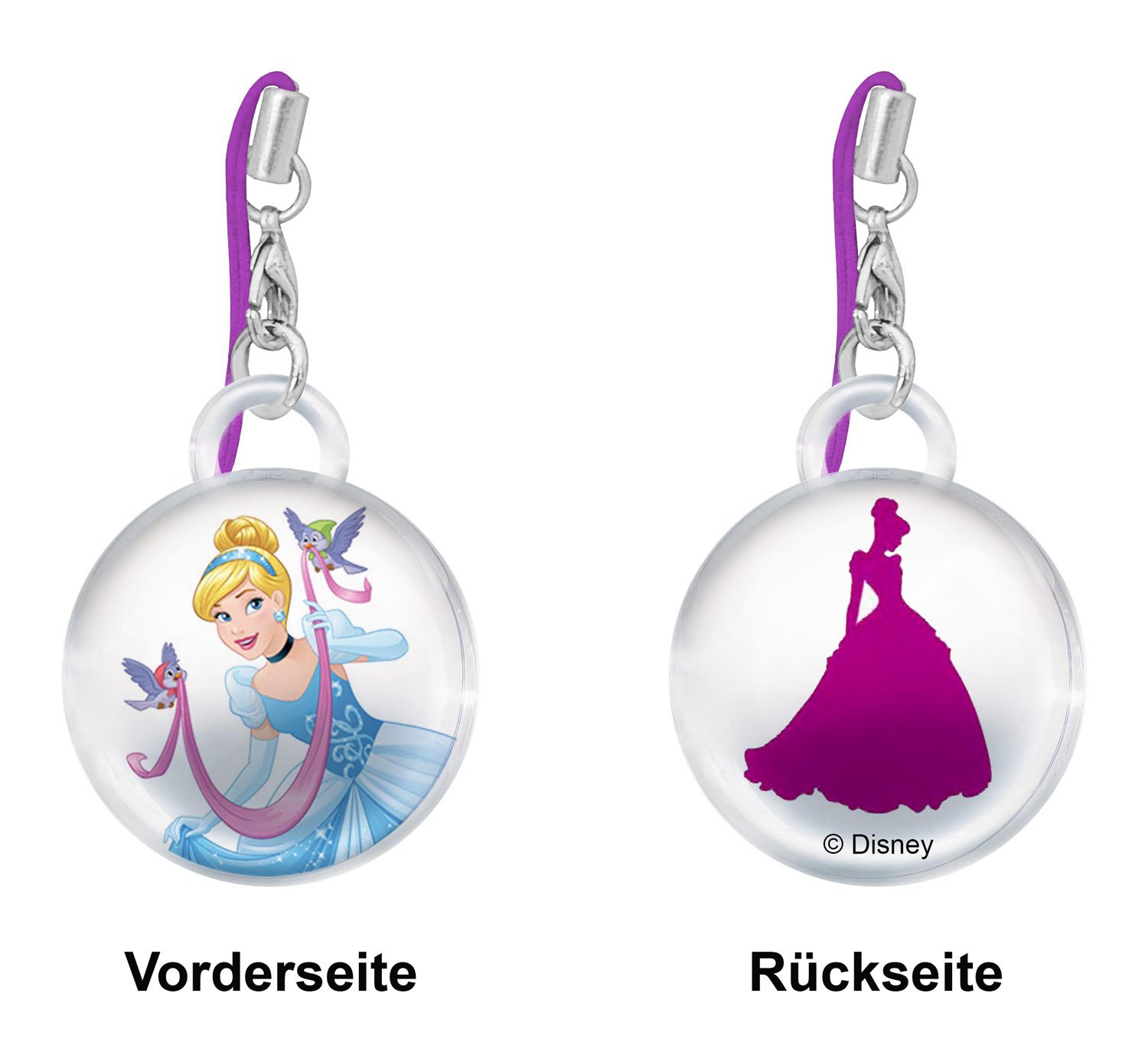 Bullyland 13419 figure Disney Cinderella - Cinderella with Charm, Weiß - Image 3