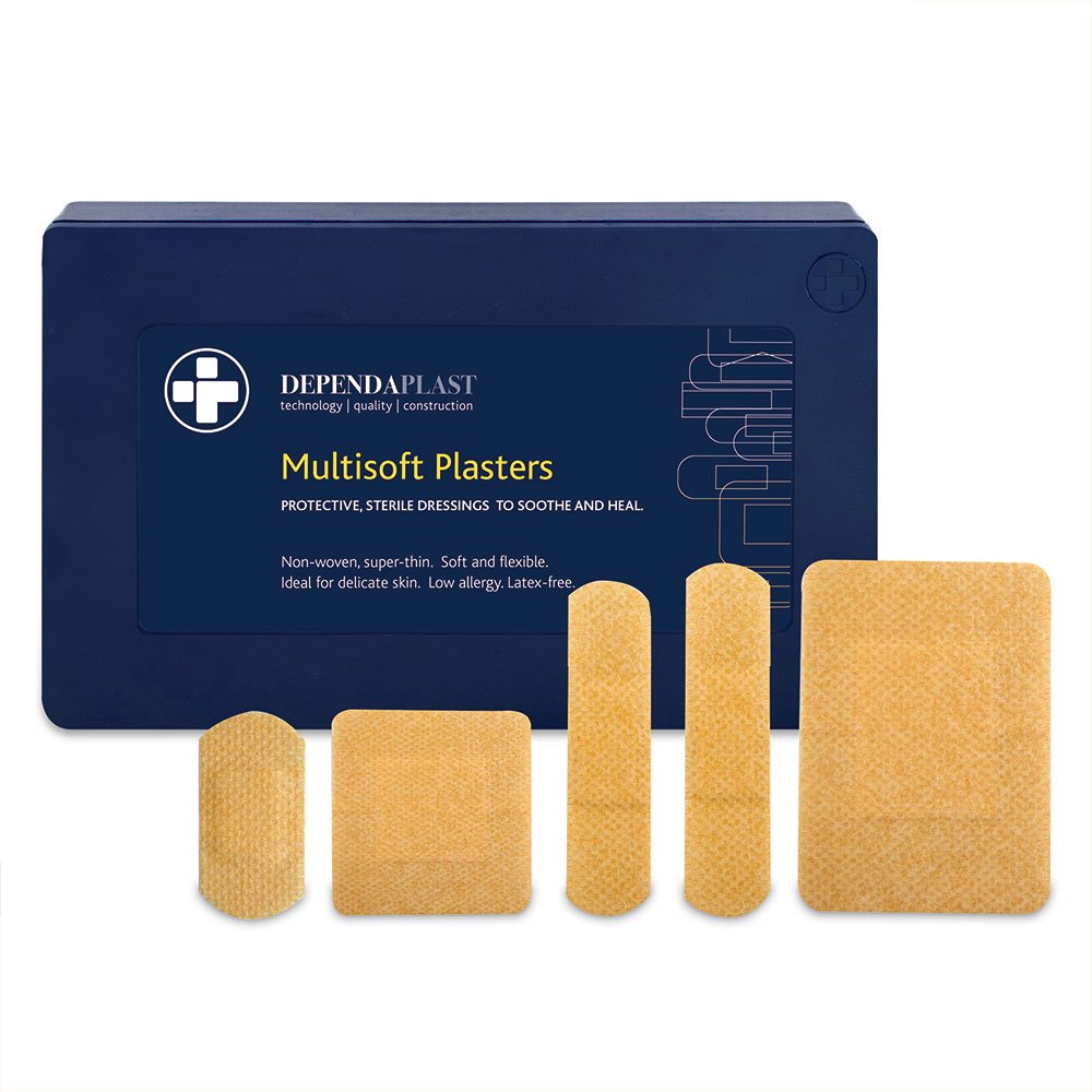 Reliance Medical Sterile Dependaplast Multisoft Plasters in Blue Box - Pack of 120, Multisoft (Pack of 120) - Image 2