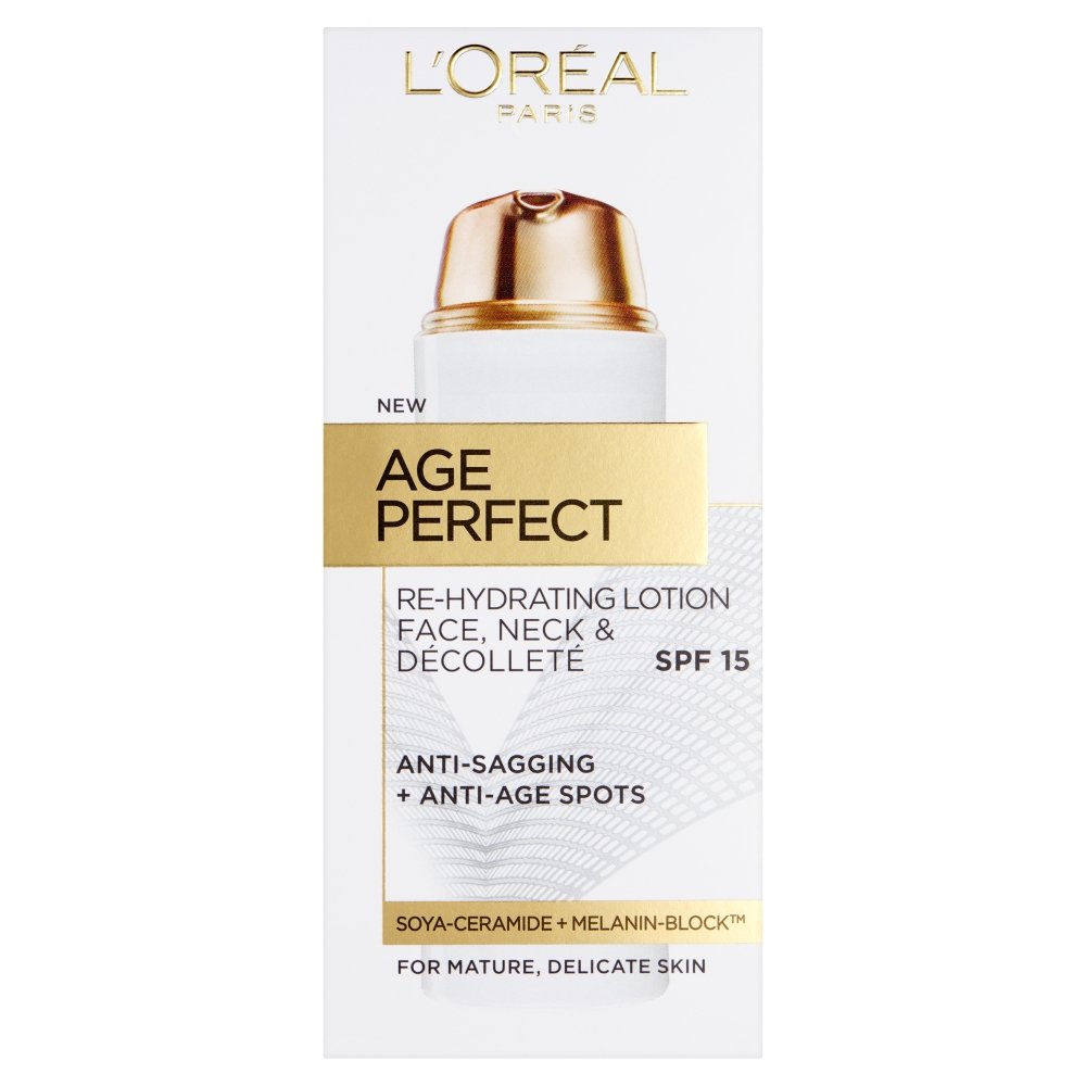 L’Oréal Age Perfect Face, Neck and Décolleté Lotion SPF15, 50 ml BigaMart