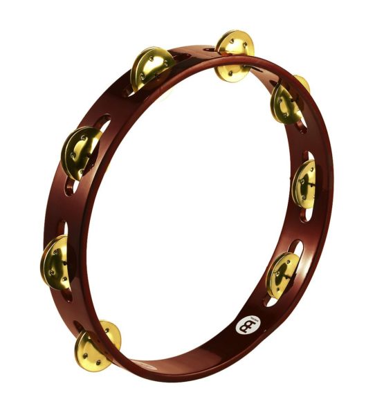 Meinl TA1BAB Tambourine and Brass Jingles - African Brown