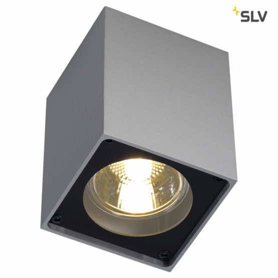 SLV Altra DICE/spot, floodlight, Spotlight, Ceiling, Surface-Mounted, Indoor Lighting / GU10 35W Grey, Aluminium, 35 W