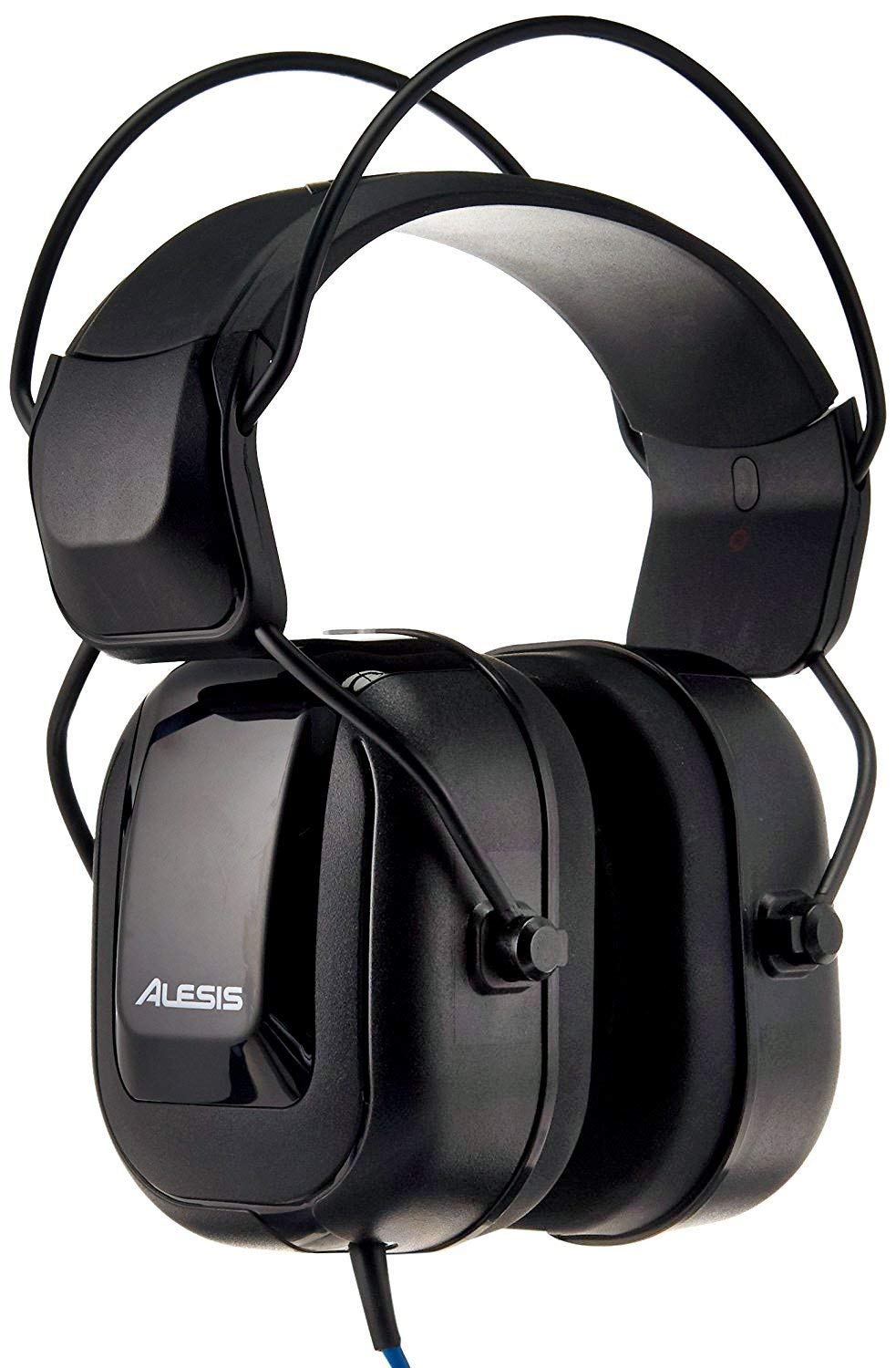 Alesis DRP100 - Over-Ear Reference Headphones Built for Professional Electronic Drum Monitoring and Superior Audio Isolation