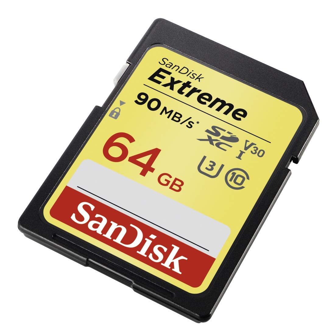 SanDisk Extreme 64GB SDXC Memory Card up to 90MB/s, Class 10, U3, V30, Black - Image 2