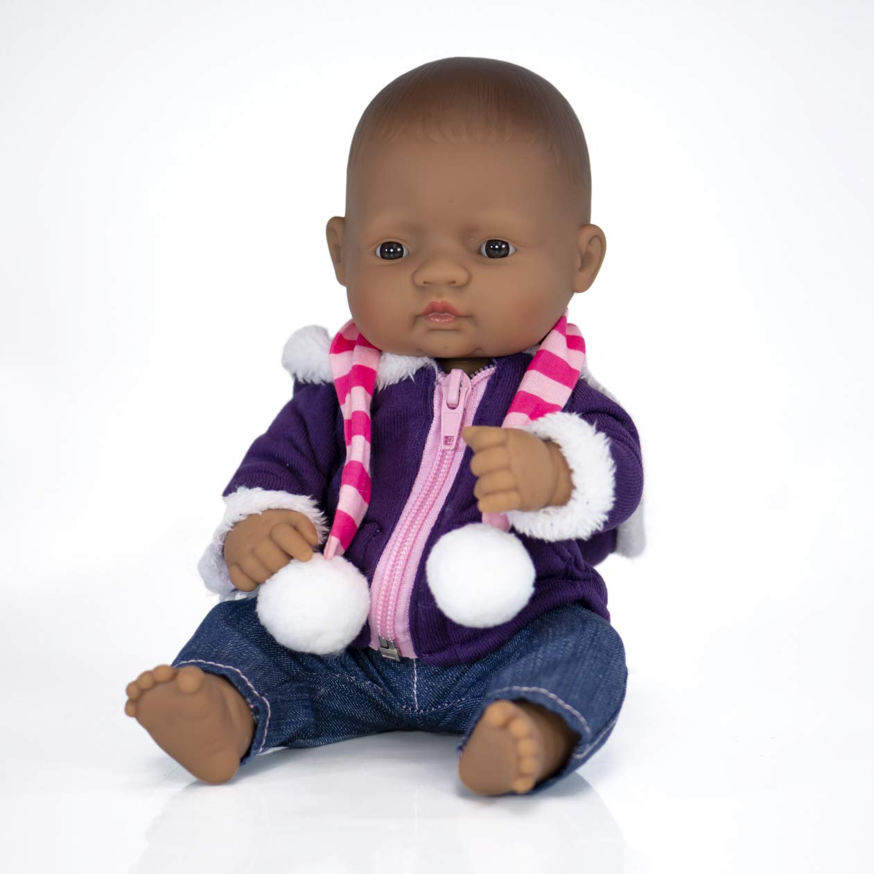 Miniland 31037 Baby Doll Hispanic Boy, Multi-Color, 13 inches - Image 2