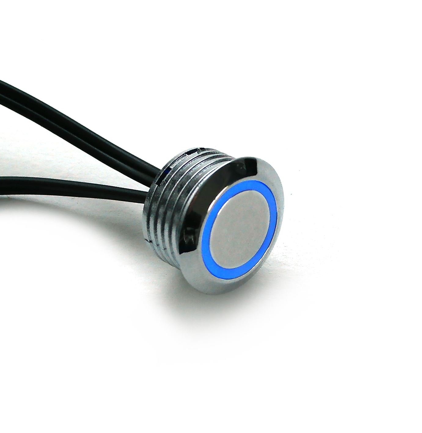 Manual 12V DC Dimmer Switch Chrome LED Strip Adjustable Brightness Controller - Image 2