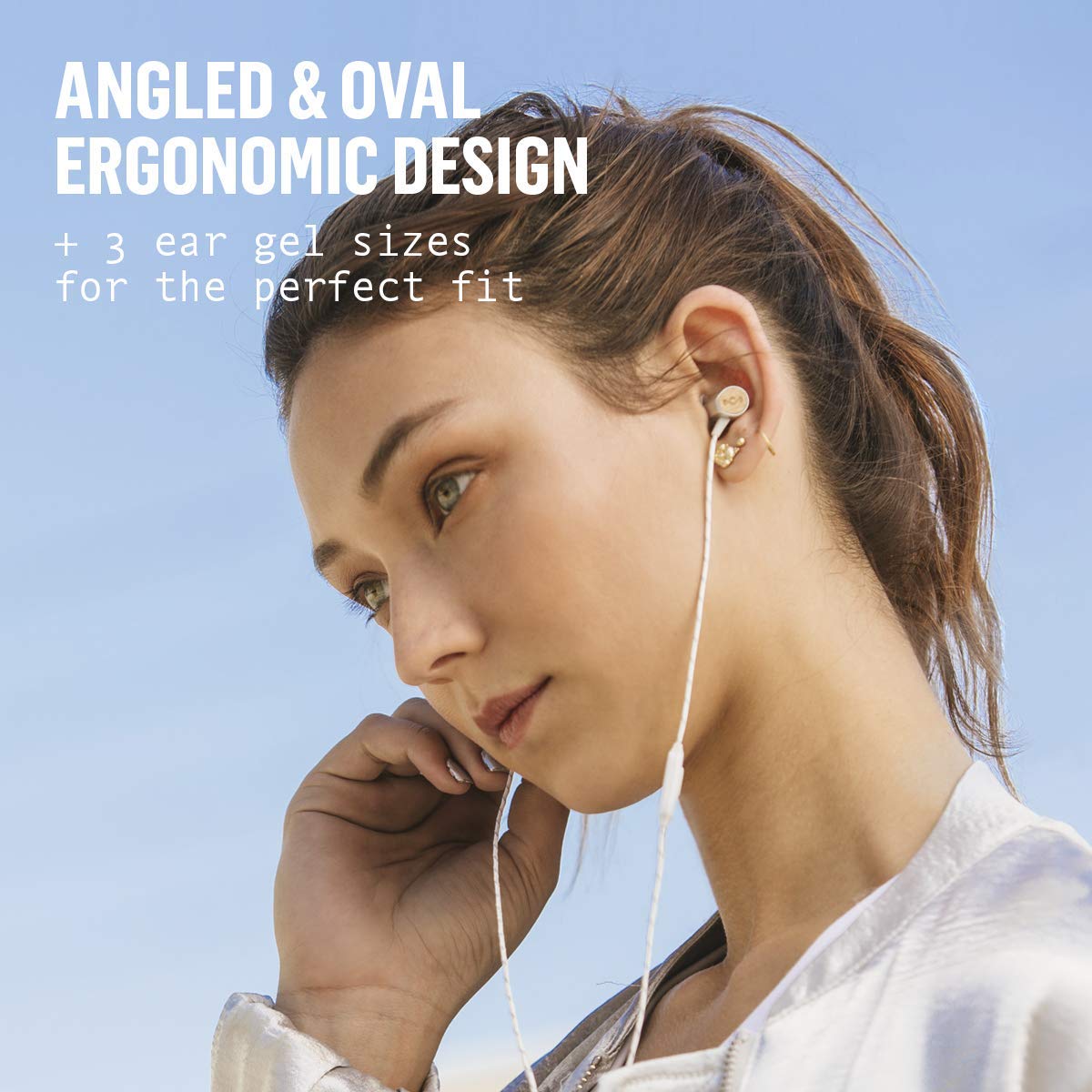 House of Marley Uplift 2.0, Noise Isolating In-Ear Headphones/Earphones, 9mm Drivers, Hands-Free Calling In-Line Mic - Image 4
