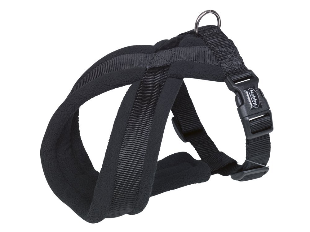 Nobby Classic Comfort Harness, 40 - 60 cm/25 - 50 mm, Black, S-M