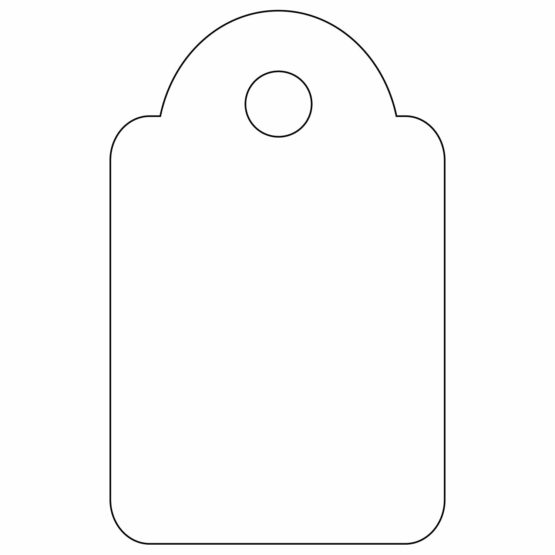 Agipa Bijouterie Hang Tags 15 x 24 mm Box of 1,000 - Image 2