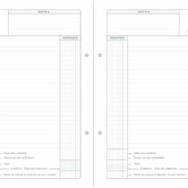 Exacompta 38978 Refill Pages for Perpetual Diary Perforated 15,5 x 23,5 cm