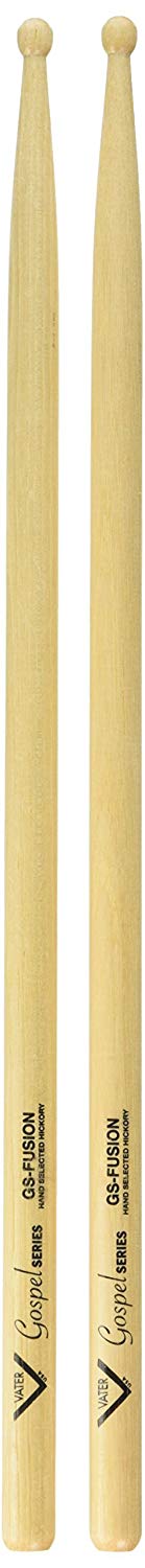 Vater Gospel 5B Wood Tip Drum Sticks, Natural