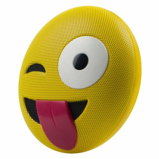 Jam Audio Jamoji Winking Emoji Portable Bluetooth Speaker, Perfect Stocking Filler, Wireless