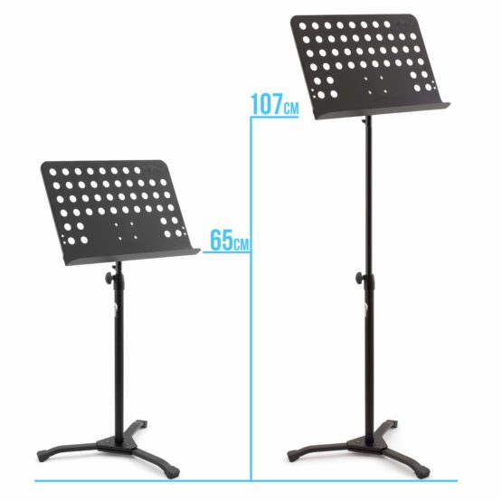 TIGER MUS7-PRO-BG | Professional Orchestral Sheet Music Stand with Bag | Black - Image 4