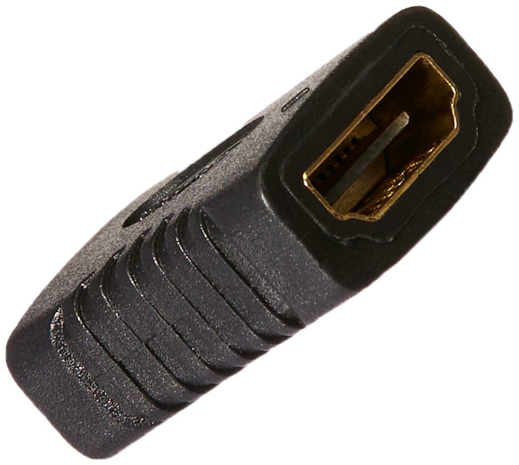 Amazon Basics HDMI Coupler 2 count (Pack of 1), 29 x 22mm, Black - Image 3