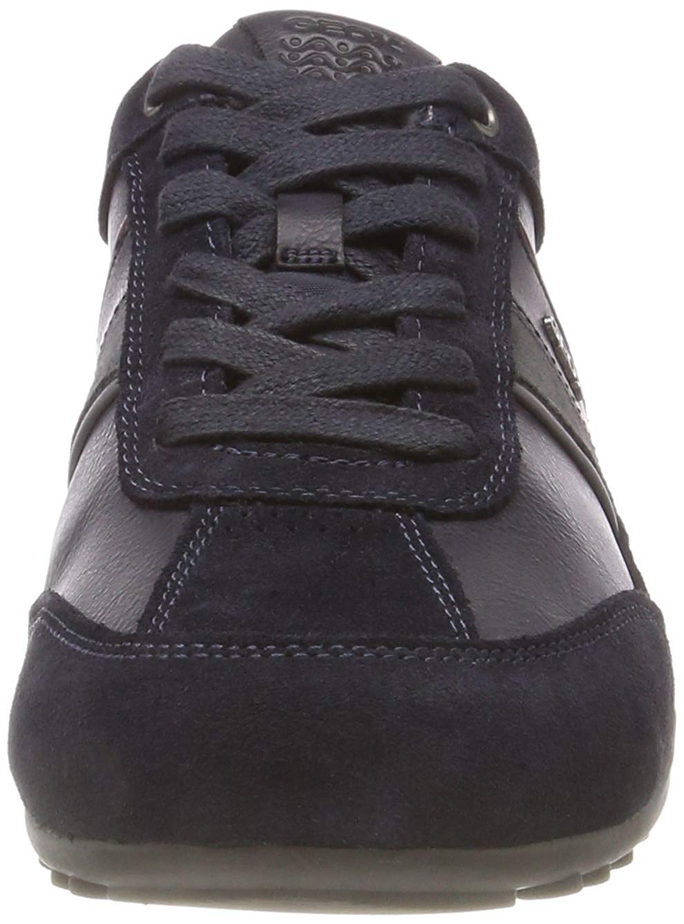 Geox Mens U Wells C Sneakers, Navy Dk Burgundy, 6 UK - Image 2