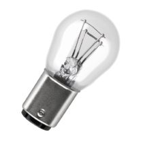OSRAM Original 12V P21/5W halogen auxiliary lights 7528-02B in double blister - clear/silver
