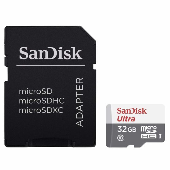 SanDisk 32 GB Class 10 Ultra Android MicroSDHC Memory Card and SD Adapter