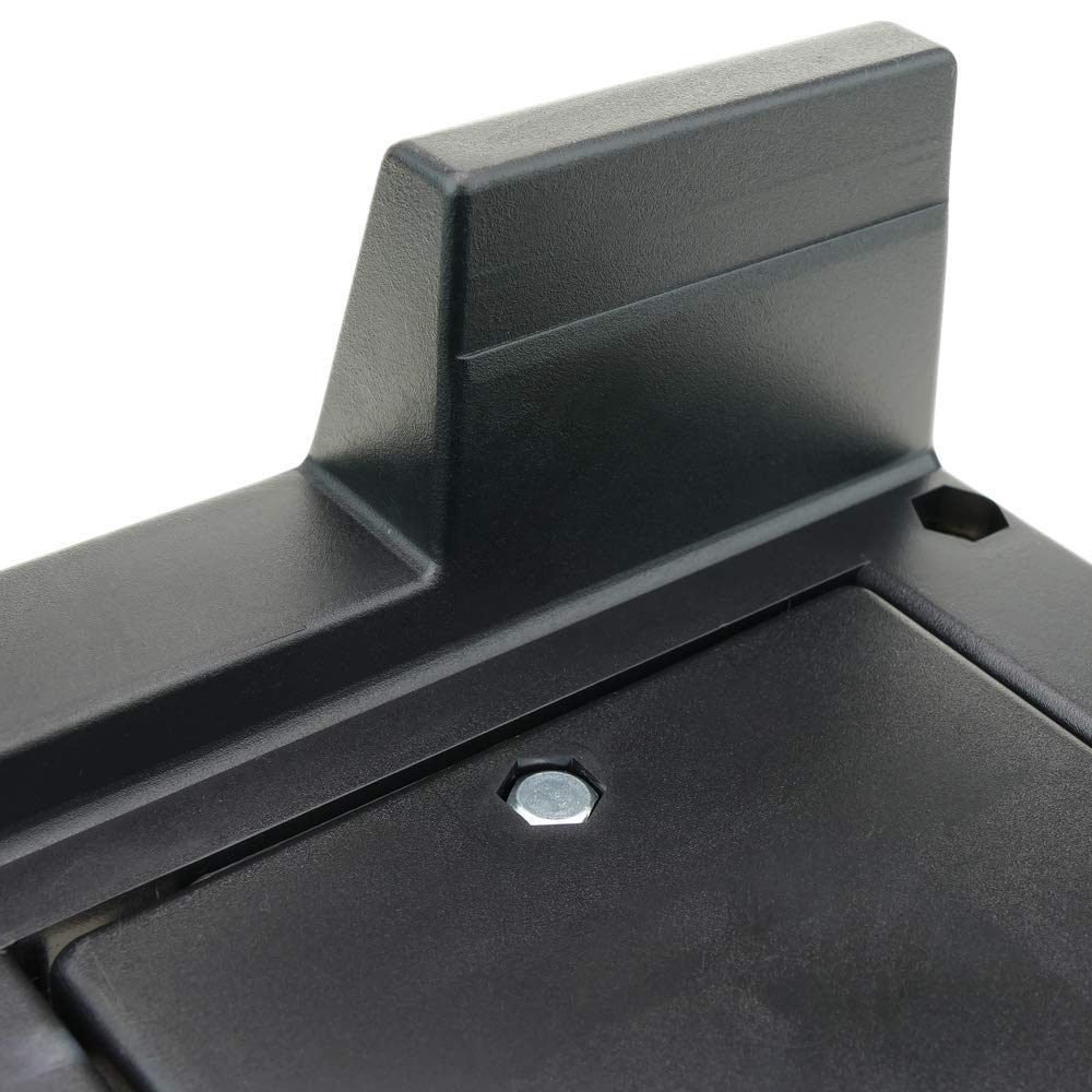 BeMatik - PC stand for computer support with wheels in black color, grey - Image 2