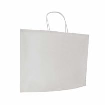Carte Dozio - Shopper Bbag in Kraft, color White, twisted handle, f cm 36+10x27+1, cf 25 pcs