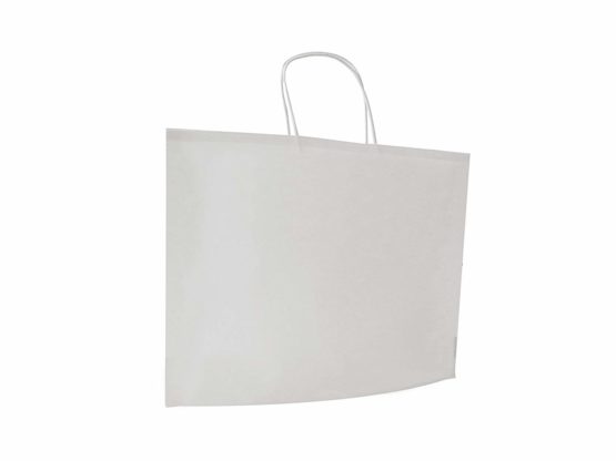 Carte Dozio - Shopper Bbag in Kraft, color White, twisted handle, f cm 36+10x27+1, cf 25 pcs