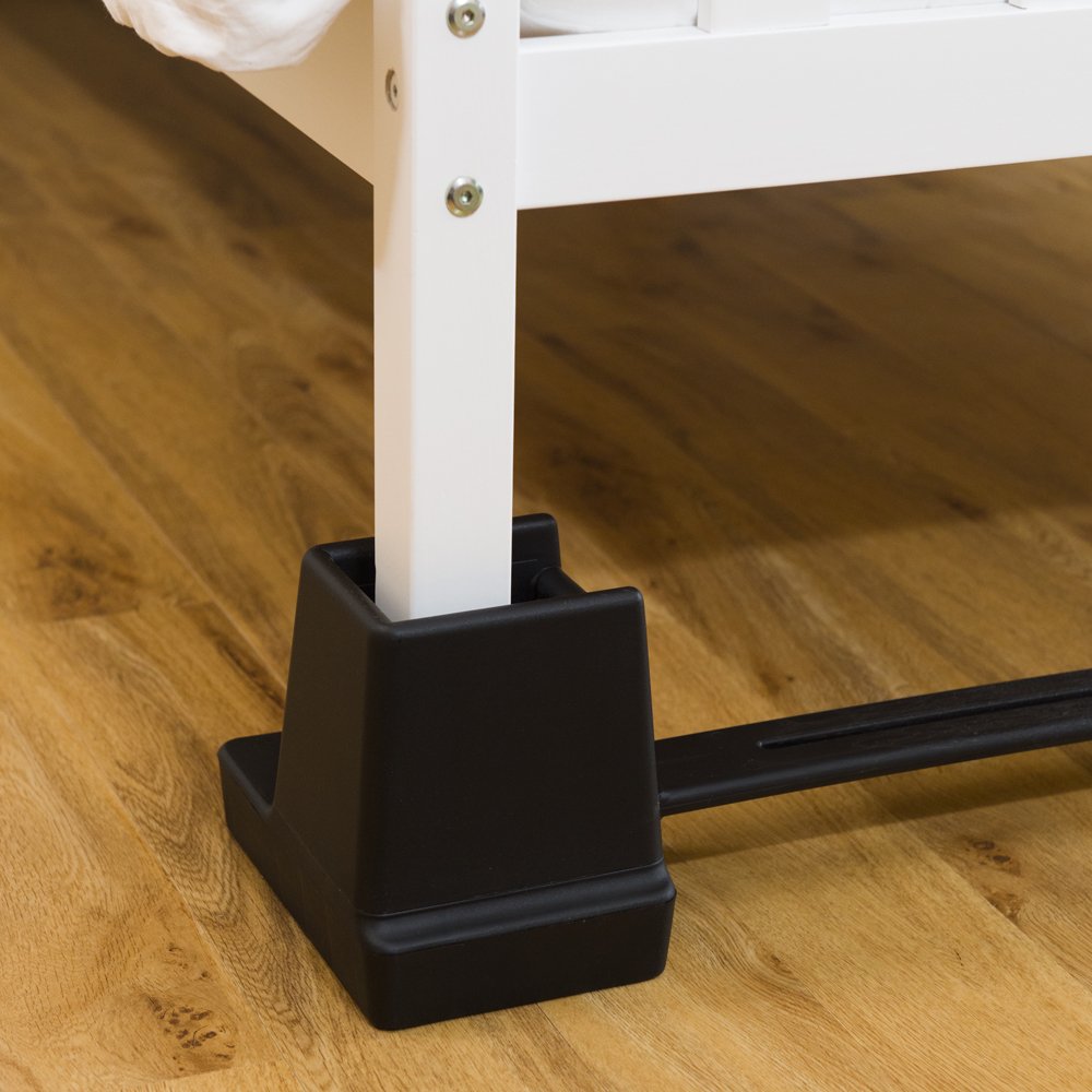 NRS Healthcare Langham Height and Width Adjustable Linked Bed Raisers for Narrow Beds Pair (Eligible for VAT Relief in The UK) - Image 4