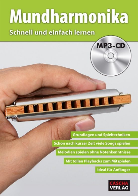 CASCHA HH 1600 DE MP3-CD Blues Harmonica Set with German Instructional Book - Image 2