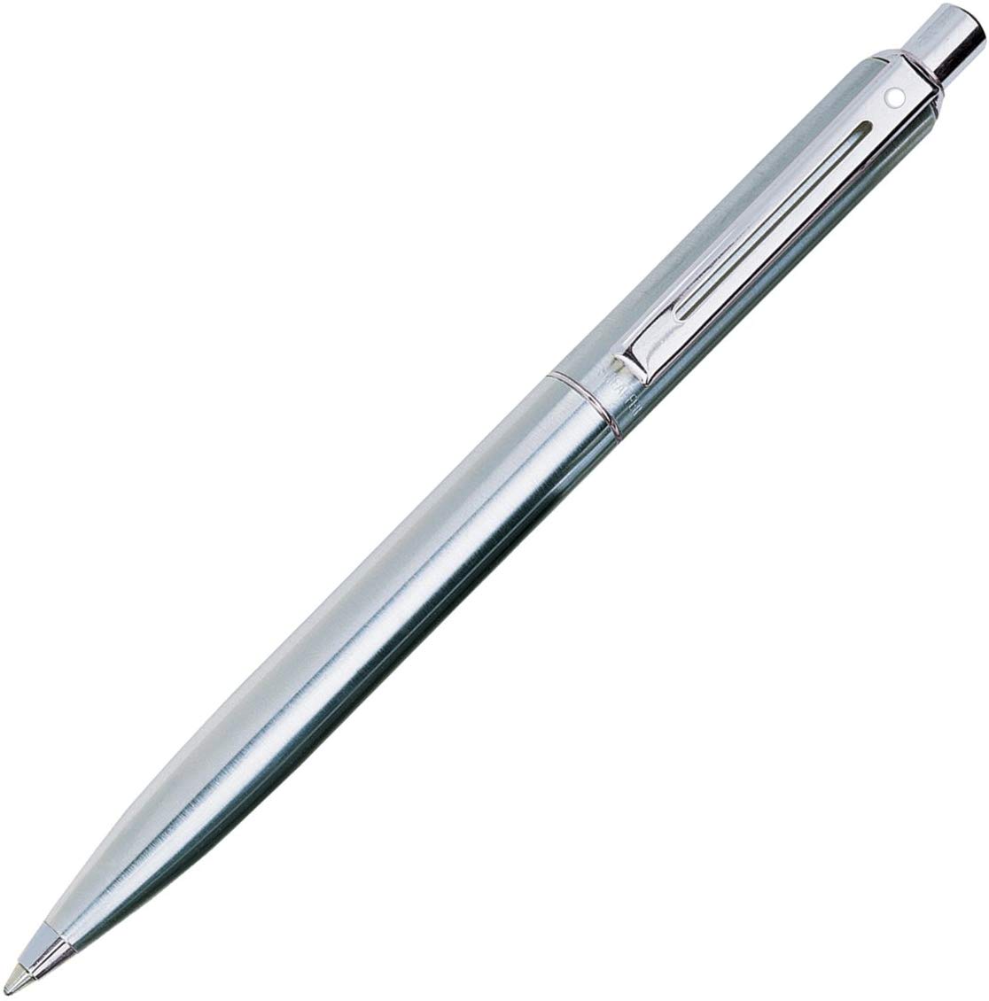 Sheaffer Sentinel - Refillable Ballpoint Pen, Brushed Chrome, Chrome Trim, Color may vary