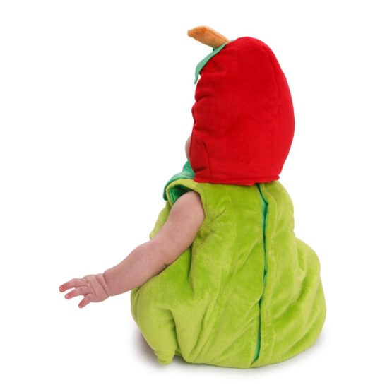 Dress Up America 867-6-12 Sugar Sweet Baby Apple Costume, 6-12 Months (Weight: 7-9.5 kg, Height: 61-71 cm) - Image 2