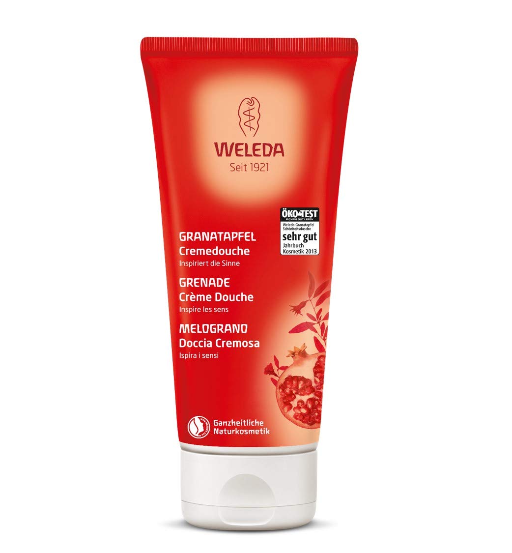 WELEDA Pomegranate creamy body wash, 200 ml (Pack of 1)