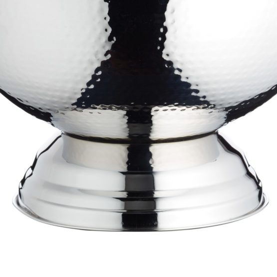 BarCraft BCHAMBOWL Footed Metal Champagne Cooler/Punch Bowl, Stainless Steel, Silver, 37 x 37 x 25 cm - Image 4