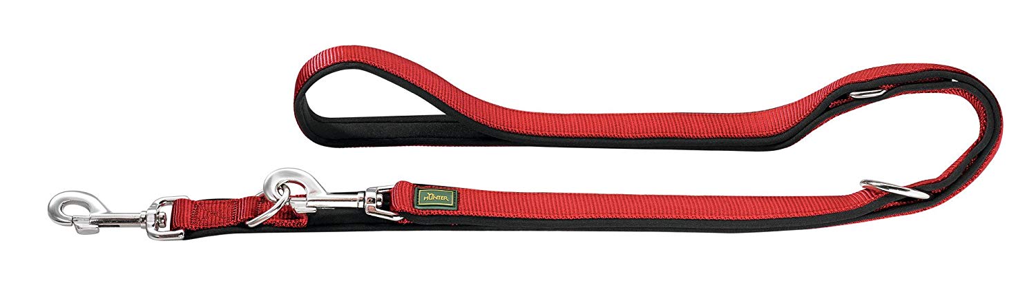 Hunter - adjustable neoprene strap 200cm red, Red/ black
