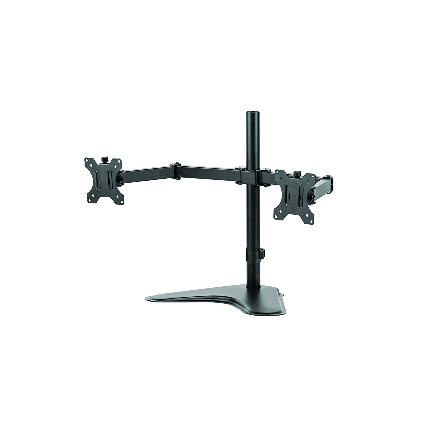 Fellowes Dual Monitor Arm, Seasa Freestanding Monitor Mount for 8KG 27 inch Screens, Ergonomic Adjustable Monitor Arm - Image 2