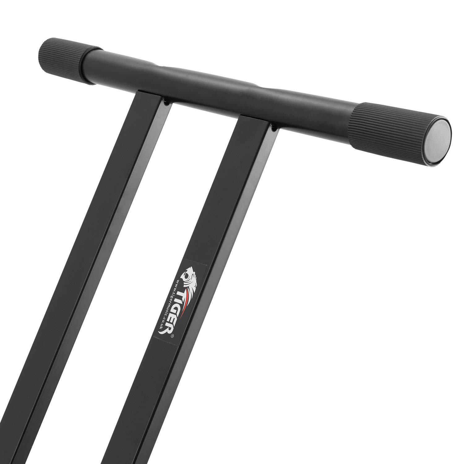Tiger KYS14-BK Fully Adjustable Keyboard Stand, Heavy Duty Double-Braced Steel, Toothed Locking Mechanism - Image 4