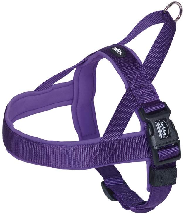 Nobby Classic Preno Norwegian Harness, 38-50 cm+36 cm/20-25 mm, Purple, Purple/Purple, 38-50 cm (1er Pack)
