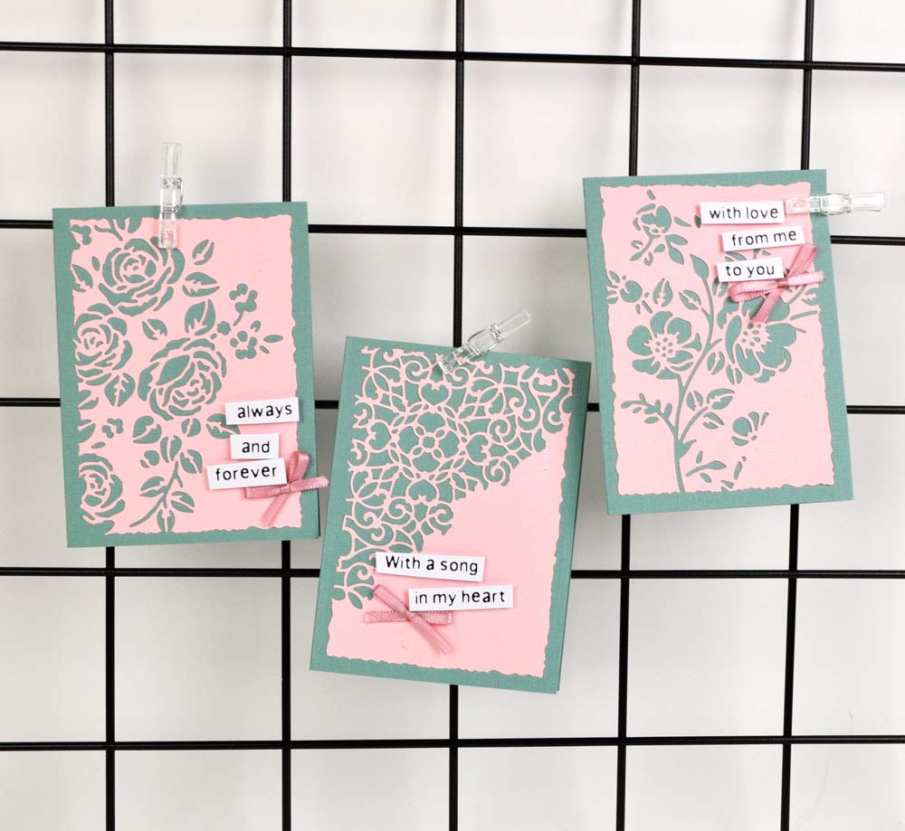 Sizzix 662688 Thinlits Die Set 3PK-Mixed Media #5 by Tim Holtz, Metal, Multicolour, 9.53cm x 9.53 cm - 7.3 cm x 8.89 cm - Image 4