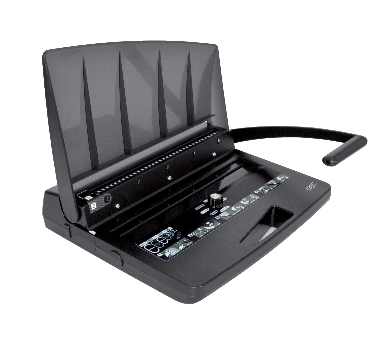 GBC WireBind W15 Binding Machine, 15 Sheet Punch Capacity, 125 Sheet Binding Capacity, A4, Black, 4400402 - Image 2